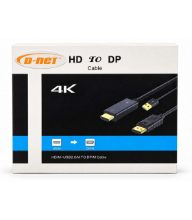 کابل HDMI به دیسپلی پورت 1.5 متری دی نت